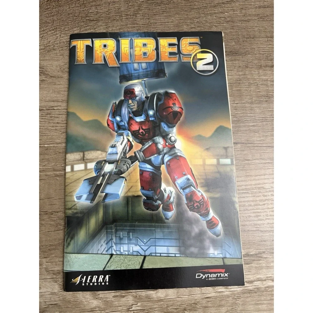 Tribes 2 PC Game (2001) Instruction Manual Only NO GAME